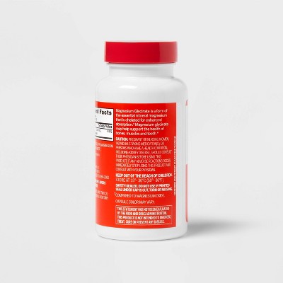 Magnesium Glycinate Dietary Supplements - 200mg Capsule - 60ct - up&up