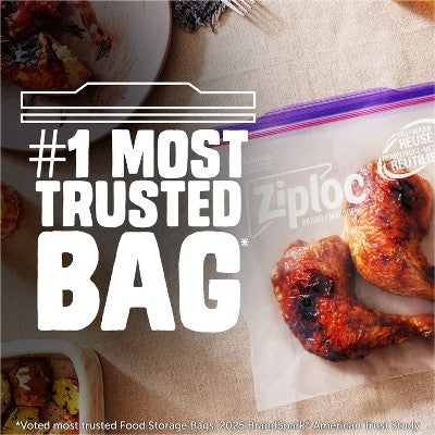 Ziploc Heavy Duty Gallon Food Storage Bags - 10ct