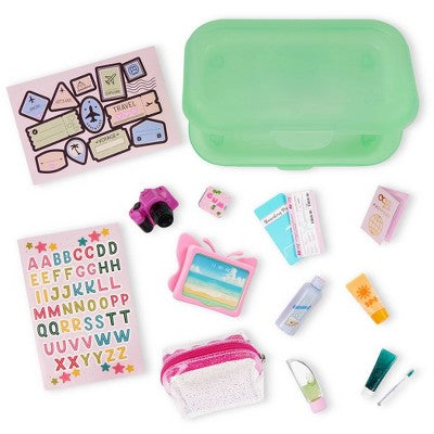 Our Generation Travel Time Storage Case with Stickers & Accessories Set for 18" Dolls