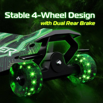 Melo SideWinder Kick Scooter - Green (LOCAL PICKUP ONLY)