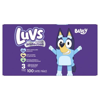 Luvs Disposable Diapers Big Size 3 - 100ct