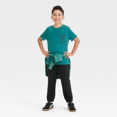 Boys' Short Sleeve Dinosaur 'Jurassic Legend' Graphic T-Shirt M