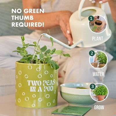 Garden Republic "Two Peas in a Pod" Snap Pea Grow Kit