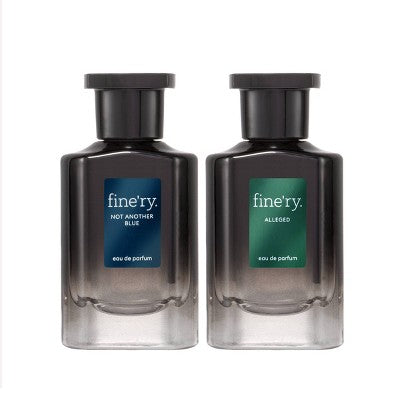 fine'ry. Men's Mini Eua De Perfume Duo Set - Alleged and Not Another Blue - 7.5ml