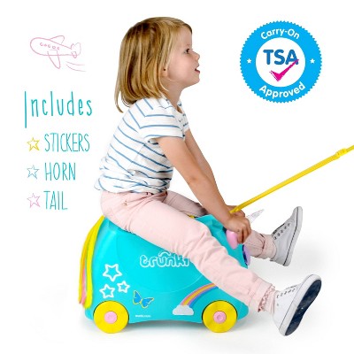 Trunki Kids' Ride-On Hardside Carry On Suitcase - Una Unicorn