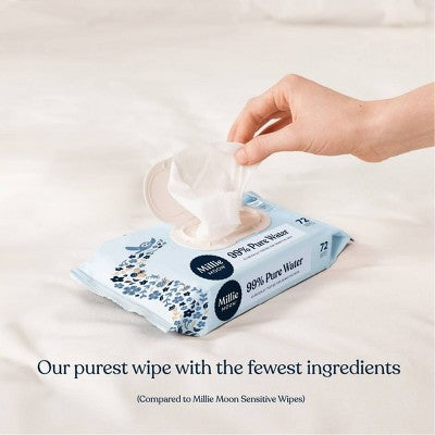 Millie Moon 99% Pure Water Baby Wipes - 576ct