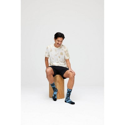 STANCE x WADE Men's Segment Crew Socks - Navy Blue 6-12