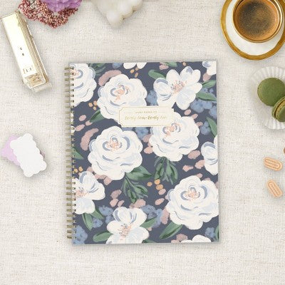 Ivory Paper Co. 2024-25 Weekly/Monthly Planner 11"x8.5" Wirebound Frosted Charley: Adult Stationery, July-June Calendar