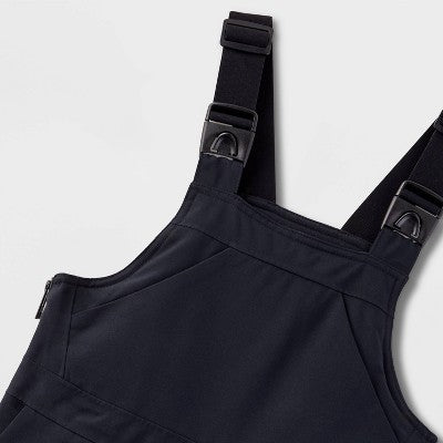 Kids' Solid Snow Bib - All In Motion Black M