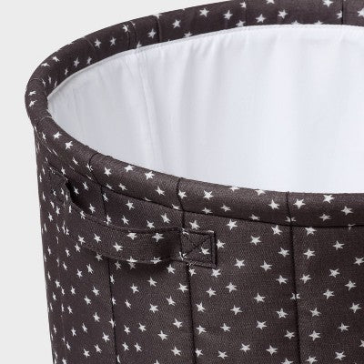 Star Floor Kids' Storage Bin Black - Pillowfort