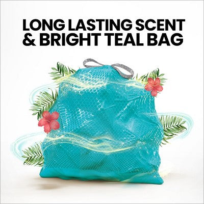 Glad ForceFlex MaxStrength Bahama Bliss Drawstring Trash Bags - Febreze Freshness - 13gal - 45ct