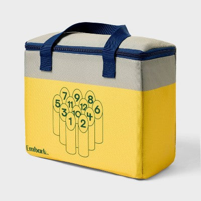 Molki Rubberwood Numbered Peg Game Target Toss - Embark: Fun Outdoor Game for Kids 6+