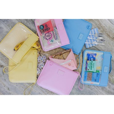 Fulton Bag Co. 2pk Leatherette Snack Pouches - Blue