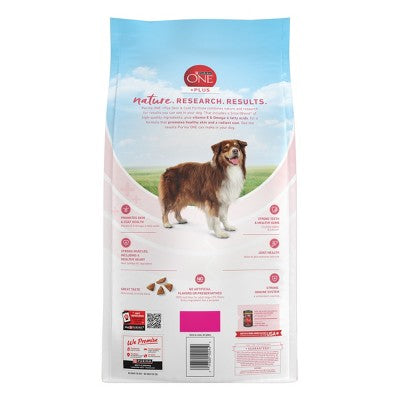Purina ONE Plus Seafood, Fish and Salmon Flavor Skin and Coat Dry Dog Food - 8lbs