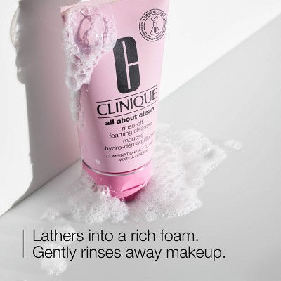 Clinique All About Clean Rinse-Off Foaming Face Cleanser - 5 fl oz - Ulta Beauty: Hypoallergenic, Oil-Free Formula