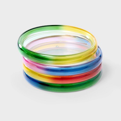 Pride 4pc 6.6" Cocktail Plates