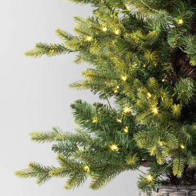 5' Pre-Lit Potted Slim Balsam Artificial Christmas Tree - Wondershop (LOCAL PICKUP ONLY)