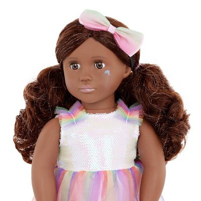 Our Generation Revery 18" Fashion Doll with Rainbow Dress