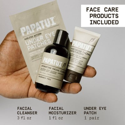 Papatui Men's Body Care Holiday Take Better Care Dopp Kit Gift Set - Lush Coconut - 6ct