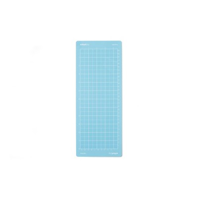 Cricut Joy 12"x4.5" LightGrip Mat: Craft Cutting Board, Blue, Plastic, 12" Length, 4.5" Width