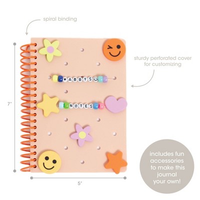 Pearhead Custom Charm Journal Gift Set