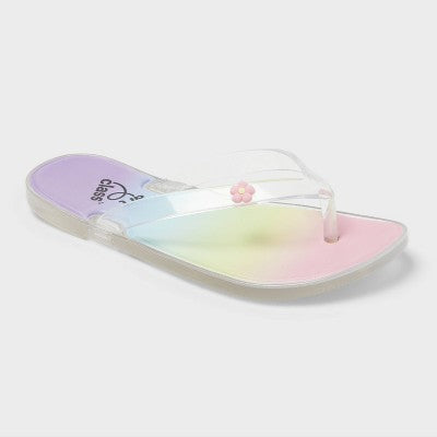 Girls' Tina Jelly Flip Sandals - art class Multicolor 5