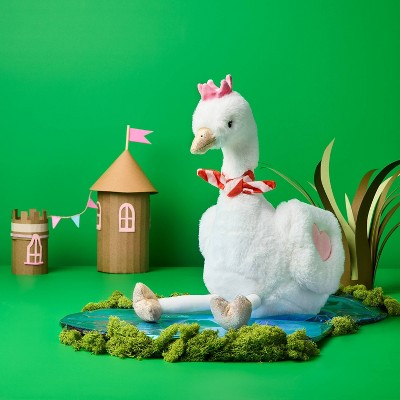 12" Princess Swan Stuffed Animal - Gigglescape