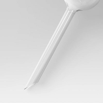 Outdoor Mushroom Shaped Glass Watering Orb Clear - Threshold