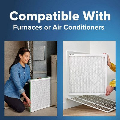 Filtrete 14" x 20" MPR 700 Dust Pollen & Pet Dander Electrostatic Air Filter: MERV 8, Furnace & AC Compatible