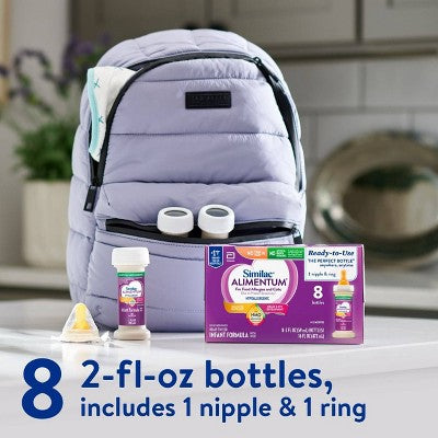 Similac Alimentum Ready to Feed Infant Formula Bottles - 2 fl oz Each/8ct