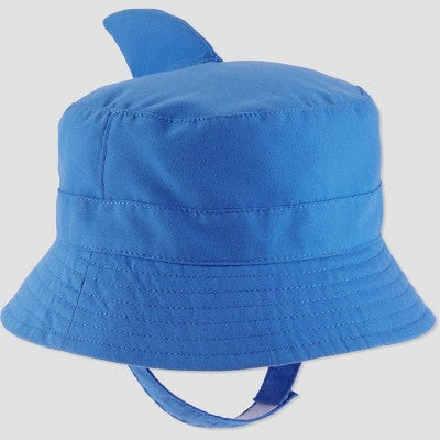Carter's Just One You Baby Boys' Solid Sun Hat - Blue 12-18M