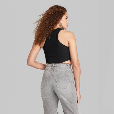 Women's Value Tiny Tank Top - Wild Fable Black M