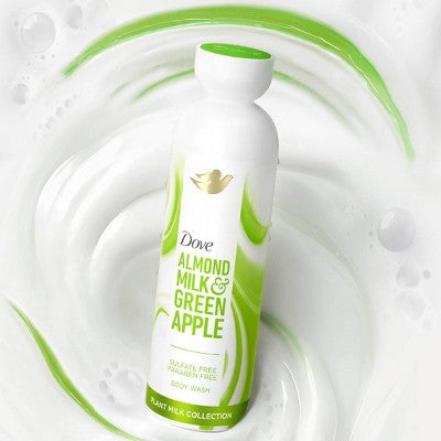 Dove Beauty Plant Milk Cleansing Body Wash - Almond Milk & Green Apple - 17.5 fl oz