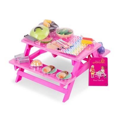 Our Generation Deluxe Accessory - Picnic Table Set