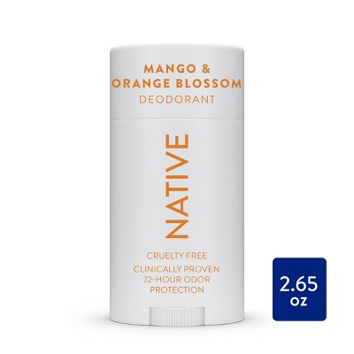 Native Deodorant - Mango & Orange Blossom - Aluminum Free - 2.65oz