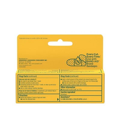 Neosporin + Lidocaine Antibiotic Treatment - 0.5oz