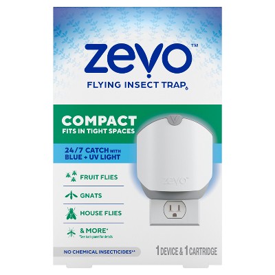Zevo Compact Flying Insect Trap Starter Kit - 1 Trap + 1 Refill