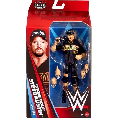 WWE Elite "Stone Cold" Steve Austin Action Figure, Series #122, 6" Collectible with Accessories