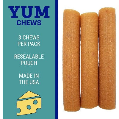 Himalayan Dog Chew Yak Cheese Dog Chews - Yum Cheese - 3 Stick