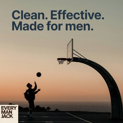 Every Man Jack Limited Edition Full Court Collection Aluminum Free Men's Deodorant - Step Back Splash - 3oz: Invisible Solid, Normal Skin