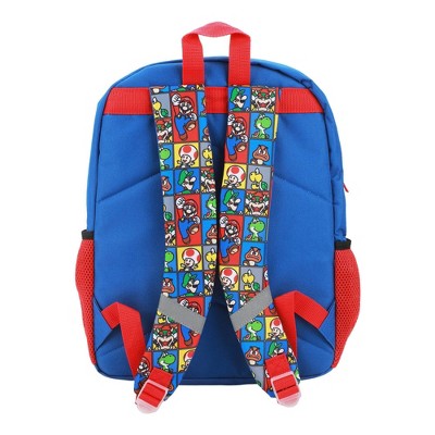 Super Mario Kids' 14.4L Single Backpack - Blue