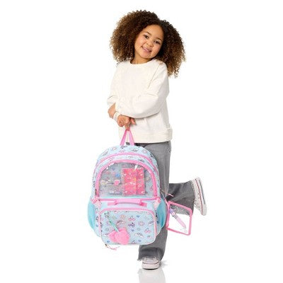 Locker Club Stationery 17" Backpack Set - Smiley