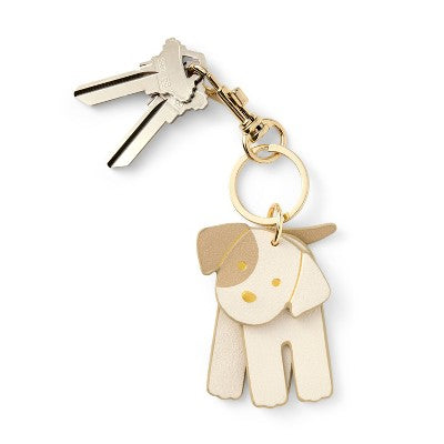 Dog Keychain - Cream - The Cuddle Collab