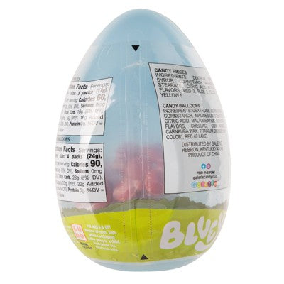 Galerie Bluey Embossed Easter Jumbo Egg W/ Candy 1.45oz