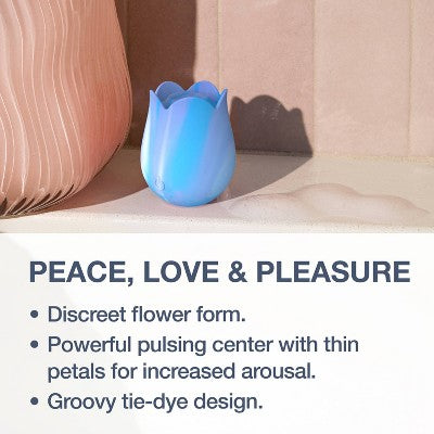 plusOne Tye Dye Rose Vibrator