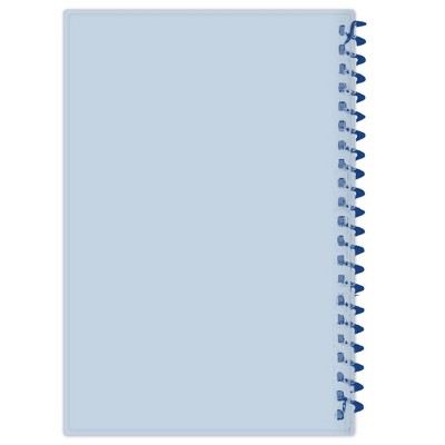 Blue Sky Weekly/Monthly Spiral Planner 5"x8" Printed Dylan Blue Check Swirl