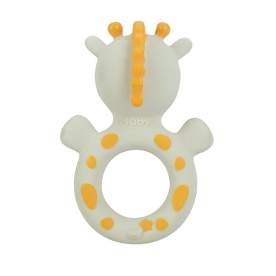 Nuby Natural Rubber Teether - Giraffe