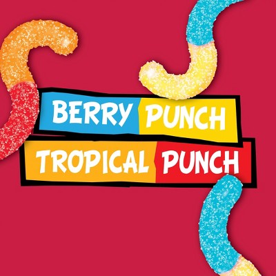 Trolli Sour Brite Crawlers Fruit punch Gummies Candy - 7.2oz