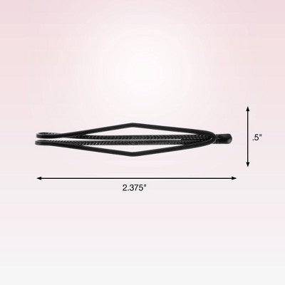 scunci No-Slip Grip Diamond Shaped Bobby Pins - Assorted Colors - 10pcs