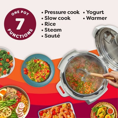 Instant Pot RIO 6qt 7-in-1 Electric Pressure Cooker & Multi-Cooker Sea Salt